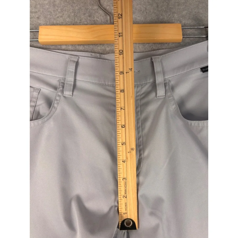 TravisMathew Open to Close Pants Mens Light Grey Golf 1MT435 32 (Fits 34x32)